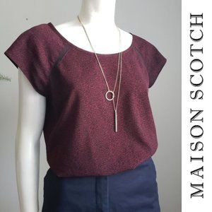 Scotch & Soda Maison Scotch Short Sleeve Blouse Medium